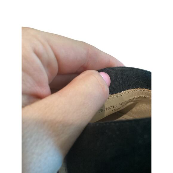 Johnston & Murphy Womens Slip On Shoes Flats Loafers Black US 8 8M Work Office - Picture 9 of 10